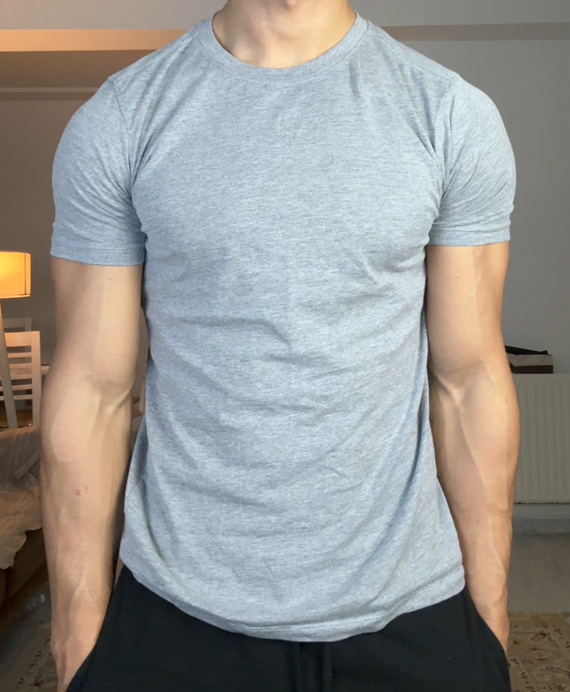 GREY SLIM-FIT TSHIRT